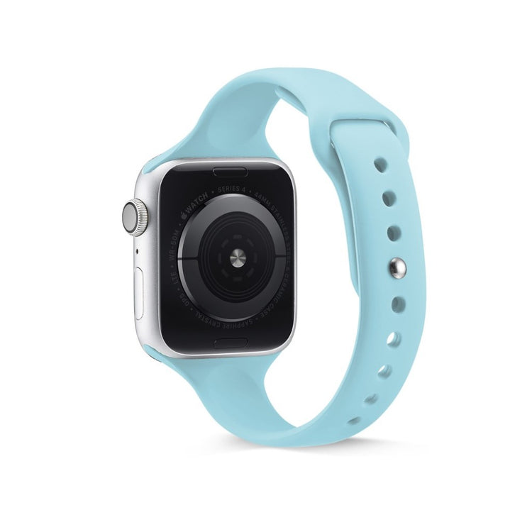 Super hårdfør Apple Watch Series 5 40mm Silikone Rem - Blå#serie_9