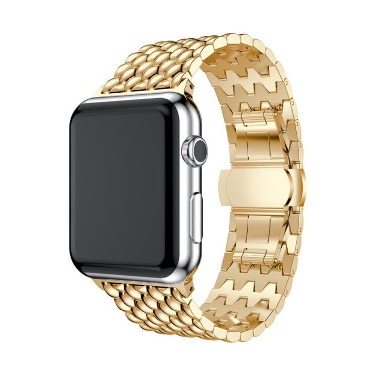 Smuk Apple Watch Series 5 40mm / Apple Watch 40mm Metal Rem - Guld#serie_2