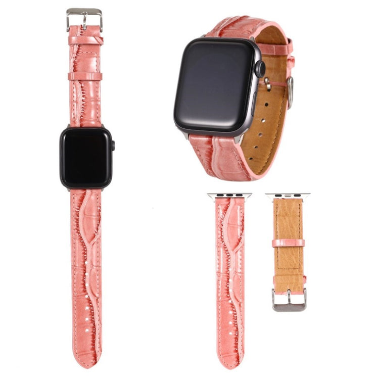 Meget cool Universal Apple Ægte læder Rem - Pink#serie_6