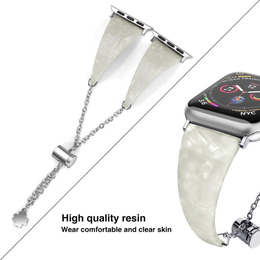 Stilren Apple Watch Series 5 44mm  Rem - Hvid#serie_4