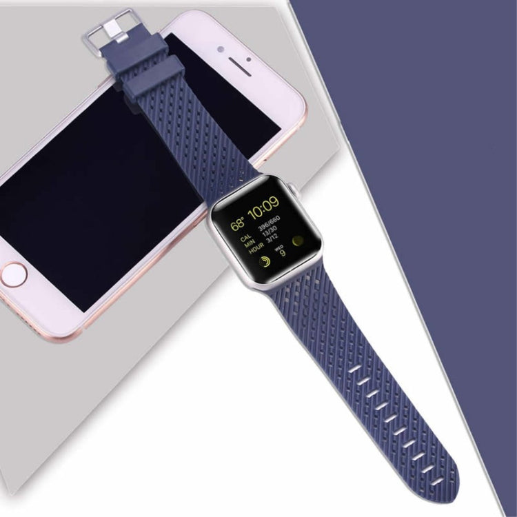 Alle tiders Apple Watch Series 5 44mm Silikone Rem - Blå#serie_7