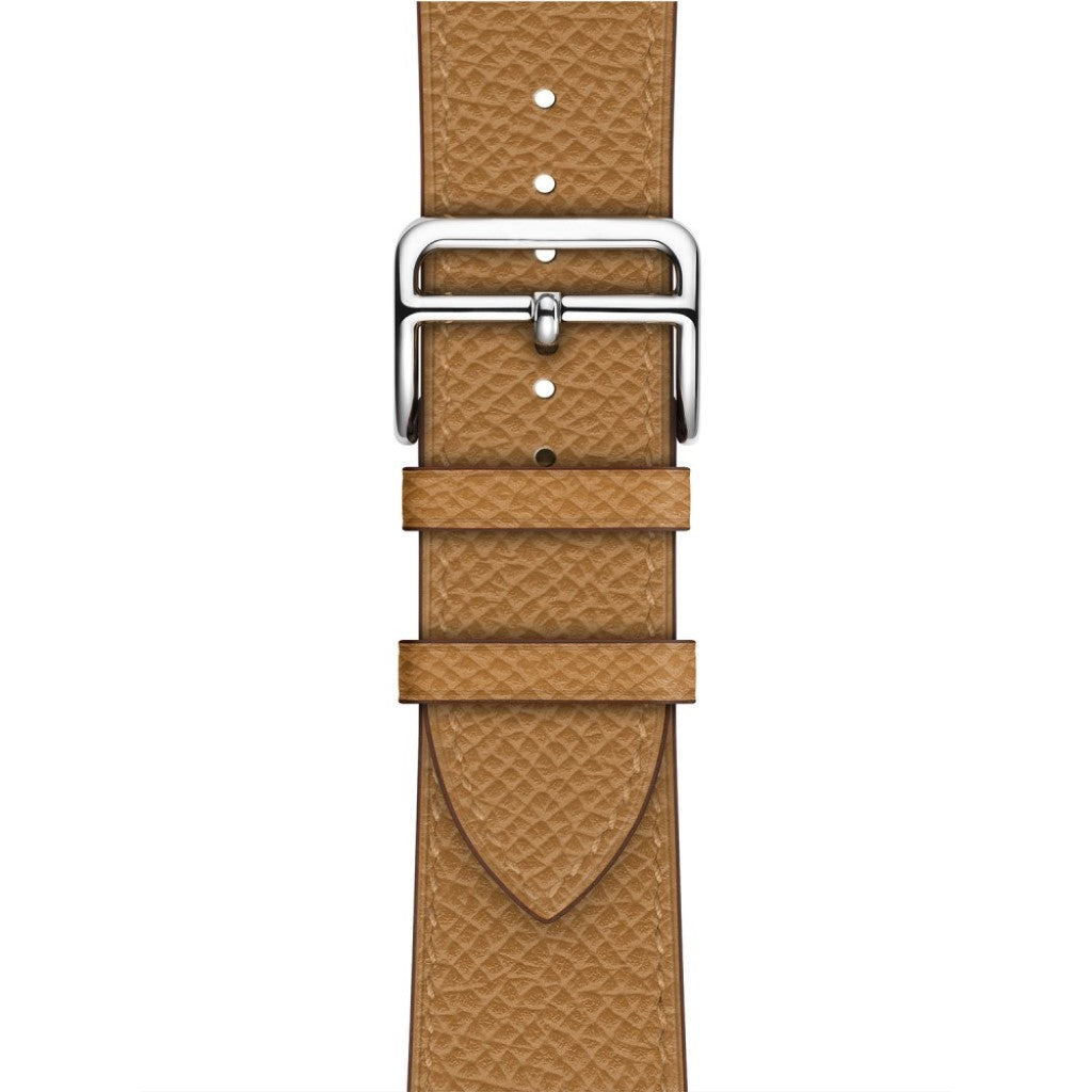 Meget fantastisk Apple Watch Series 5 44mm Ægte læder Rem - Brun#serie_6