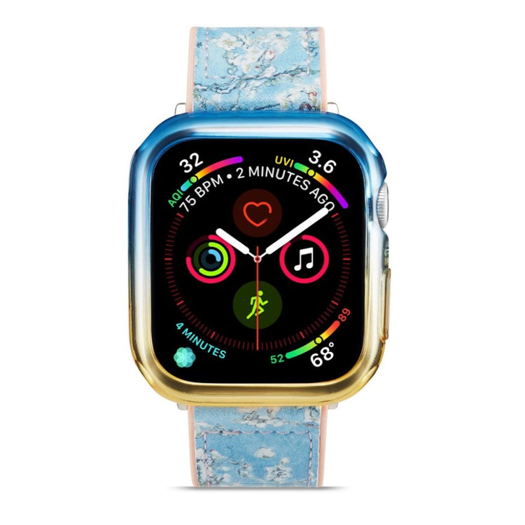 Vildt Godt Apple Watch Series 5 44mm / Apple Watch 44mm Silikone Cover - Gul#serie_3