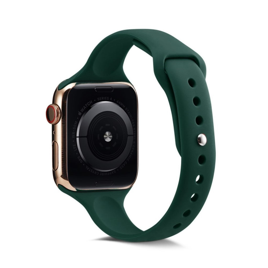  Apple Watch Series 5 44mm / Apple Watch 44mm Silikone Rem - Grøn#serie_11