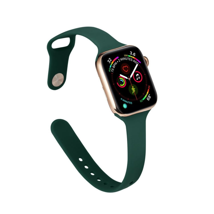  Apple Watch Series 5 44mm / Apple Watch 44mm Silikone Rem - Grøn#serie_11