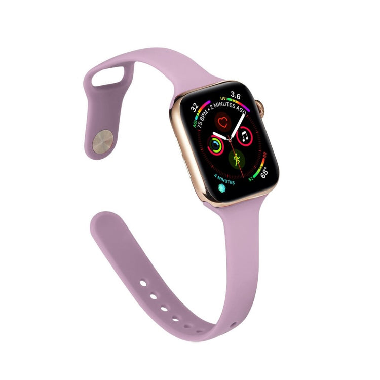  Apple Watch Series 5 44mm / Apple Watch 44mm Silikone Rem - Lilla#serie_14