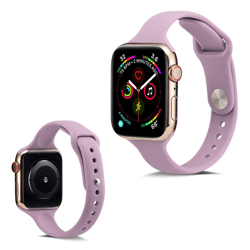  Apple Watch Series 5 44mm / Apple Watch 44mm Silikone Rem - Lilla#serie_14