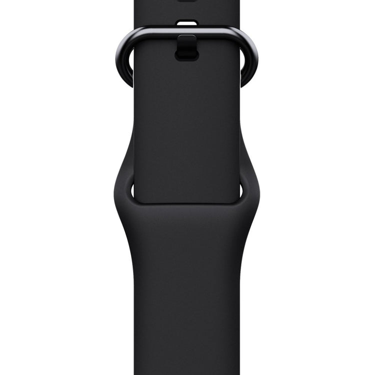  Apple Watch Series 5 44mm / Apple Watch 44mm Silikone Rem - Sort#serie_2