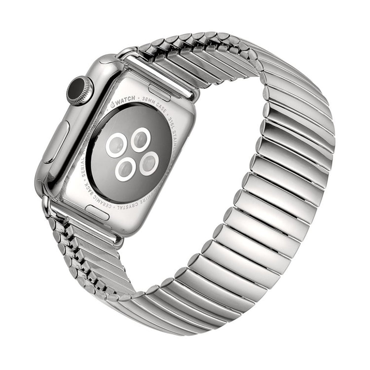 Fint Apple Watch Series 5 44mm / Apple Watch 44mm Metal Rem - Sølv#serie_052