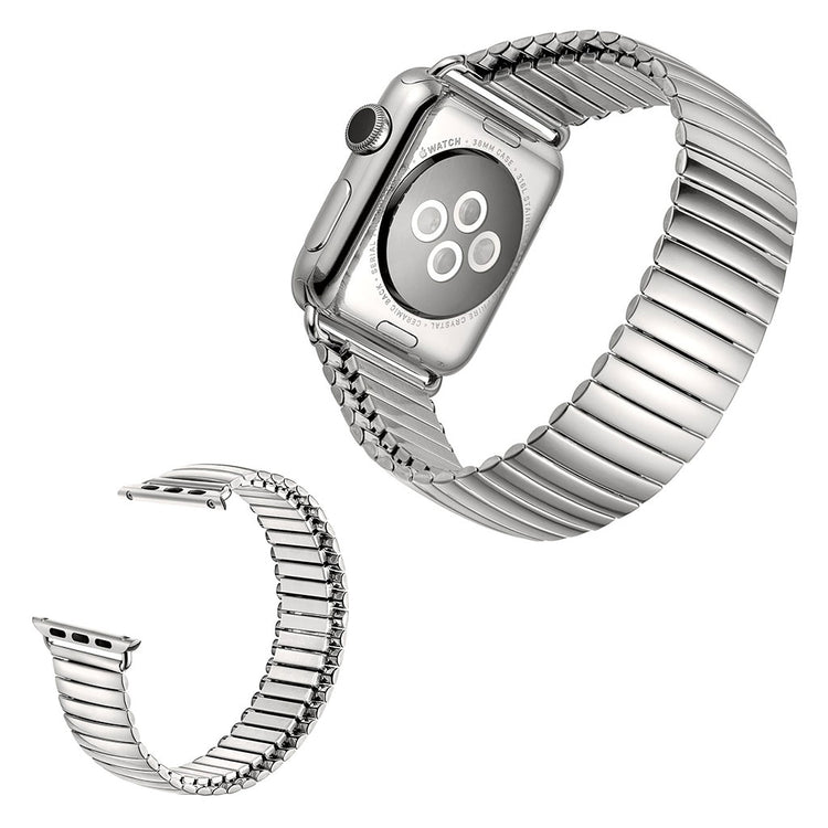 Fint Apple Watch Series 5 44mm / Apple Watch 44mm Metal Rem - Sølv#serie_052
