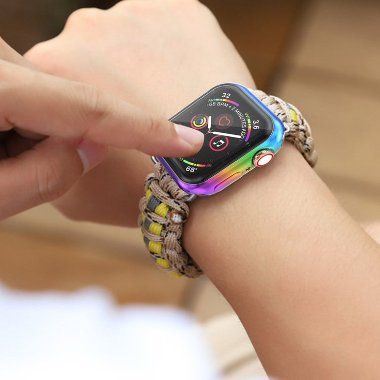 Apple Watch Series 5 44mm Stilfuld Silikone Bumper  - Flerfarvet#serie_4