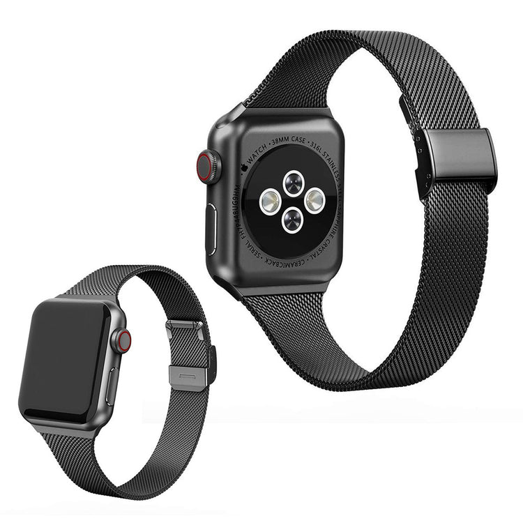 Fed Apple Watch Series 5 44mm / Apple Watch 44mm Metal Rem - Sort#serie_1