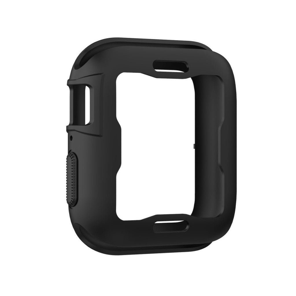 Beskyttende Apple Watch Series 5 44mm / Apple Watch 44mm Silikone Cover - Sort#serie_1