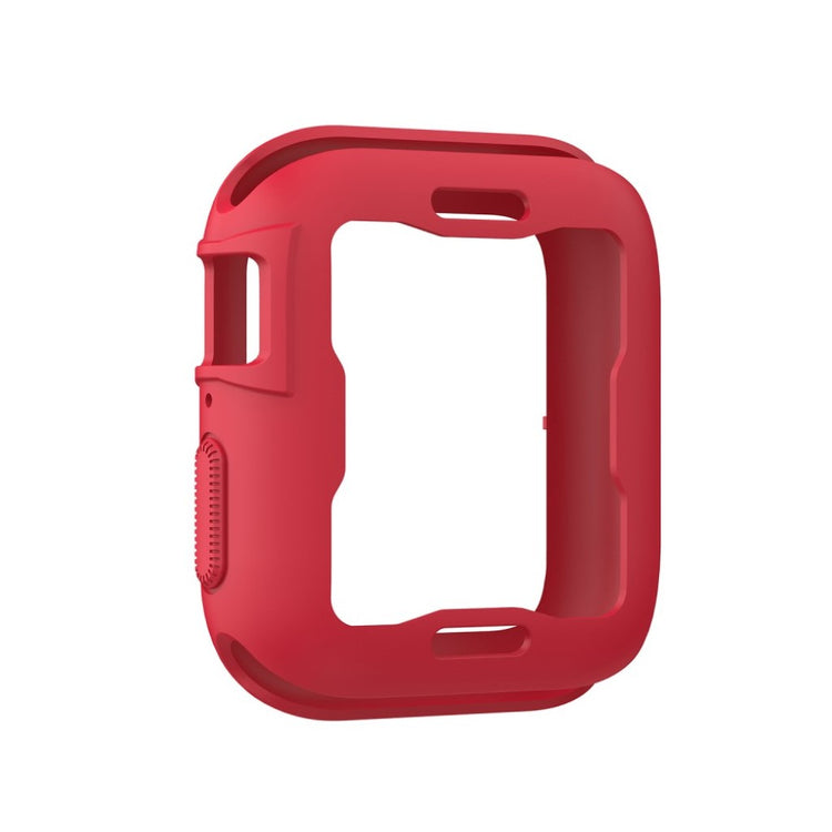 Beskyttende Apple Watch Series 5 44mm / Apple Watch 44mm Silikone Cover - Rød#serie_3