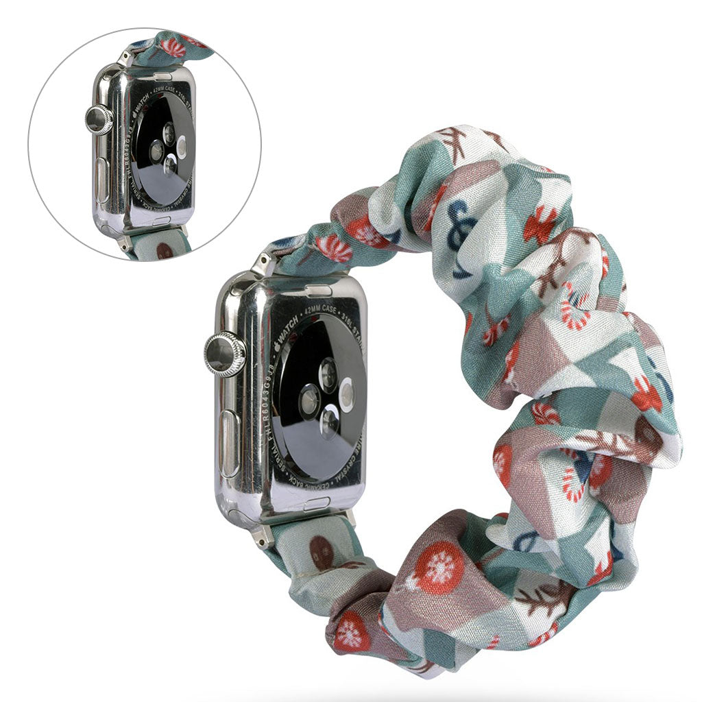 Glimrende Apple Watch Series 5 44mm Nylon Rem - Flerfarvet#serie_1