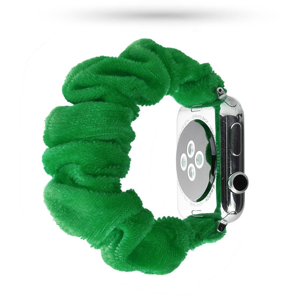 Glimrende Apple Watch Series 5 44mm Nylon Rem - Grøn#serie_11