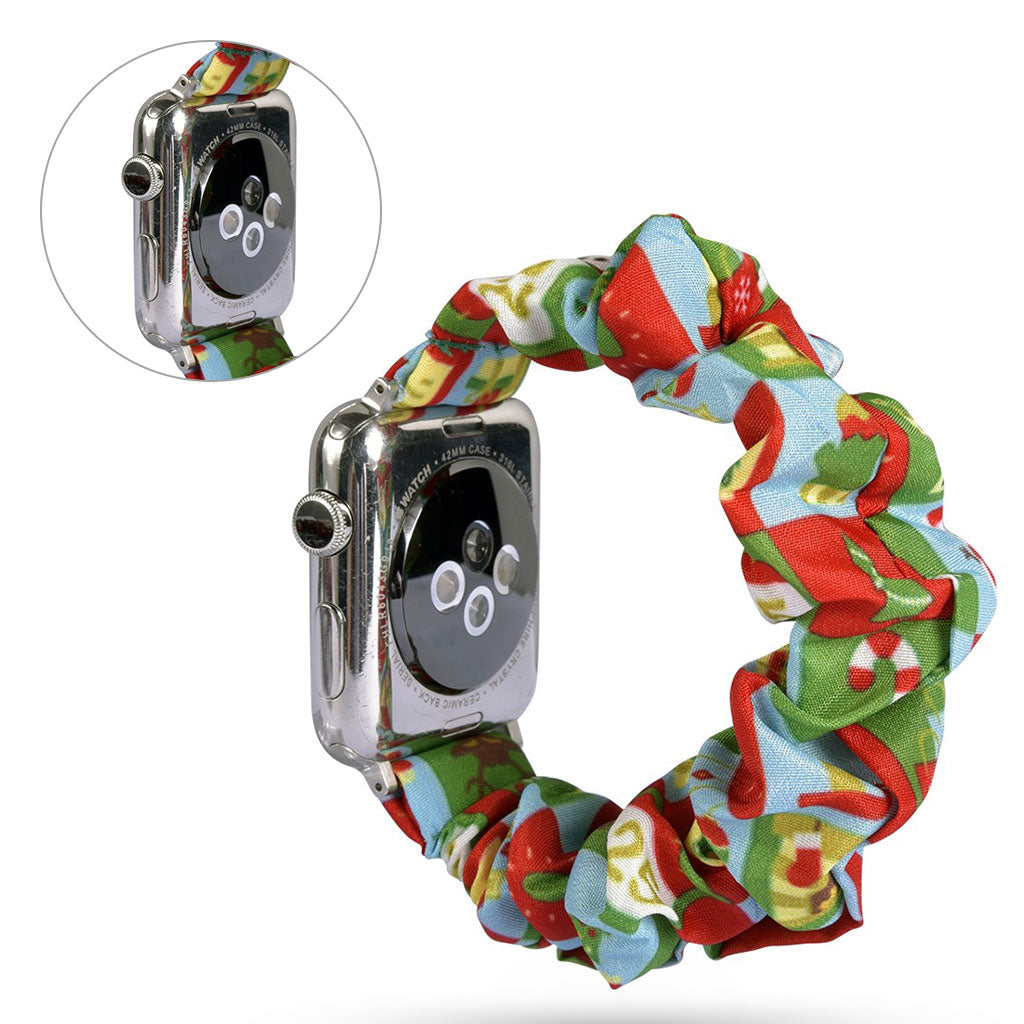 Glimrende Apple Watch Series 5 44mm Nylon Rem - Flerfarvet#serie_2