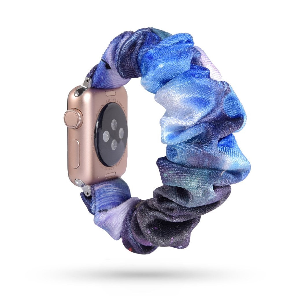 Glimrende Apple Watch Series 5 44mm Nylon Rem - Blå#serie_23