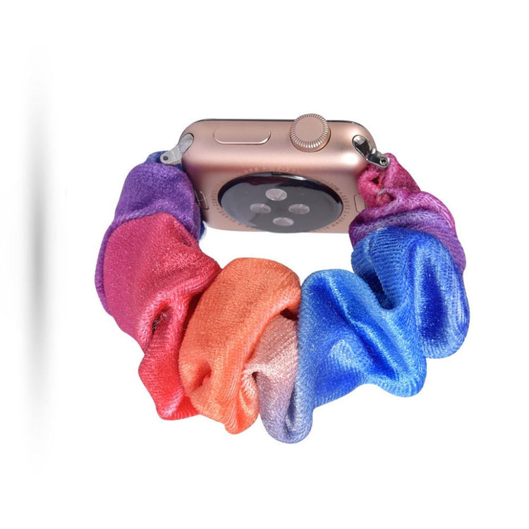 Glimrende Apple Watch Series 5 44mm Nylon Rem - Flerfarvet#serie_24