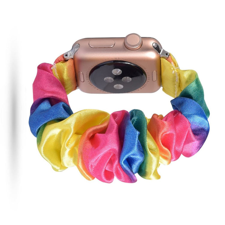 Glimrende Apple Watch Series 5 44mm Nylon Rem - Flerfarvet#serie_25