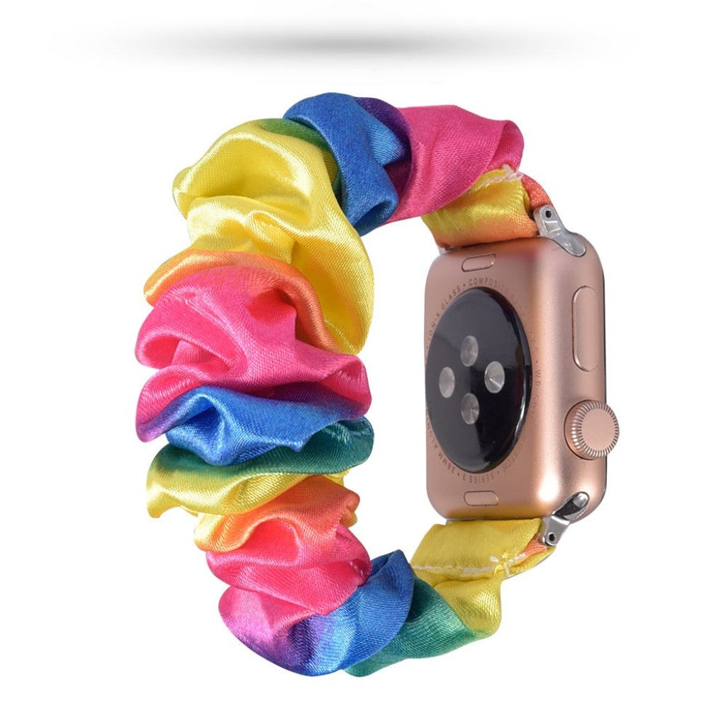 Glimrende Apple Watch Series 5 44mm Nylon Rem - Flerfarvet#serie_25