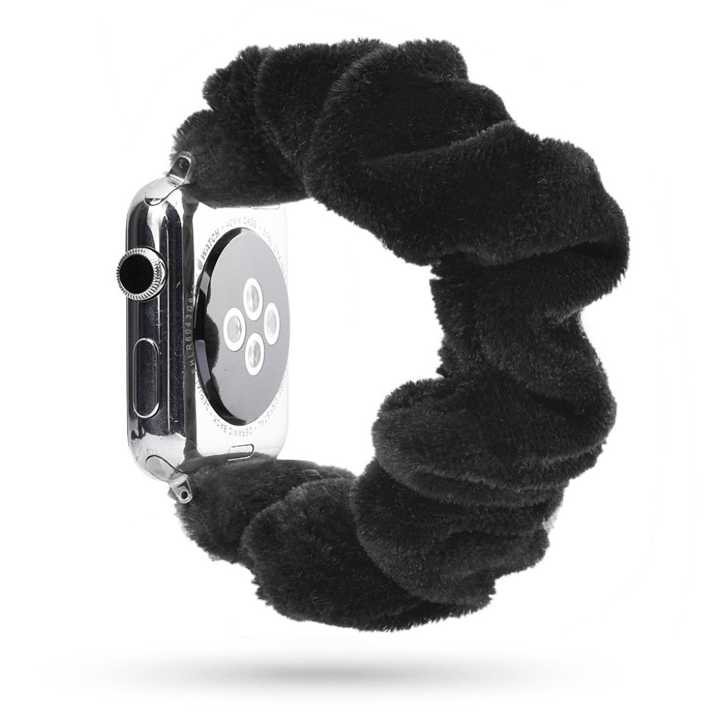 Glimrende Apple Watch Series 5 44mm Nylon Rem - Sort#serie_7