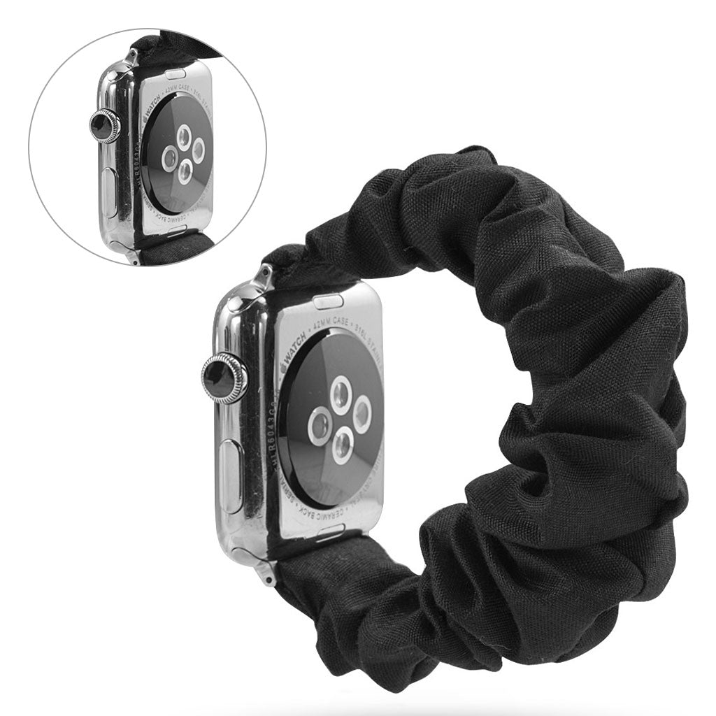Flot Apple Watch Series 5 44mm Nylon Rem - Sort#serie_1