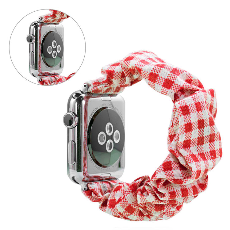 Flot Apple Watch Series 5 44mm Nylon Rem - Rød#serie_4
