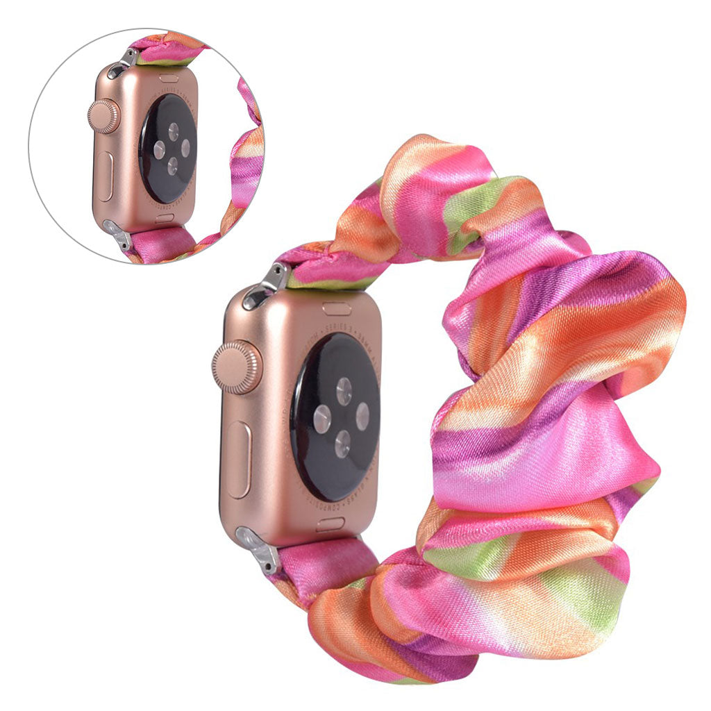 Helt vildt godt Apple Watch Series 5 44mm Nylon Rem - Flerfarvet#serie_3
