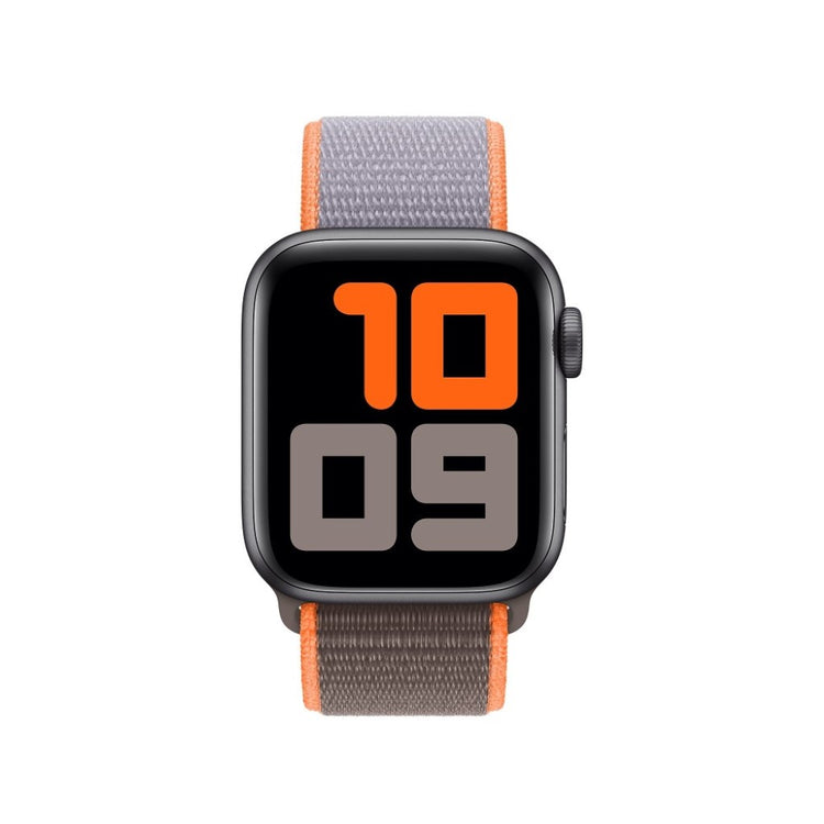 Fint Apple Watch Series 5 44mm Nylon Rem - Rød#serie_2