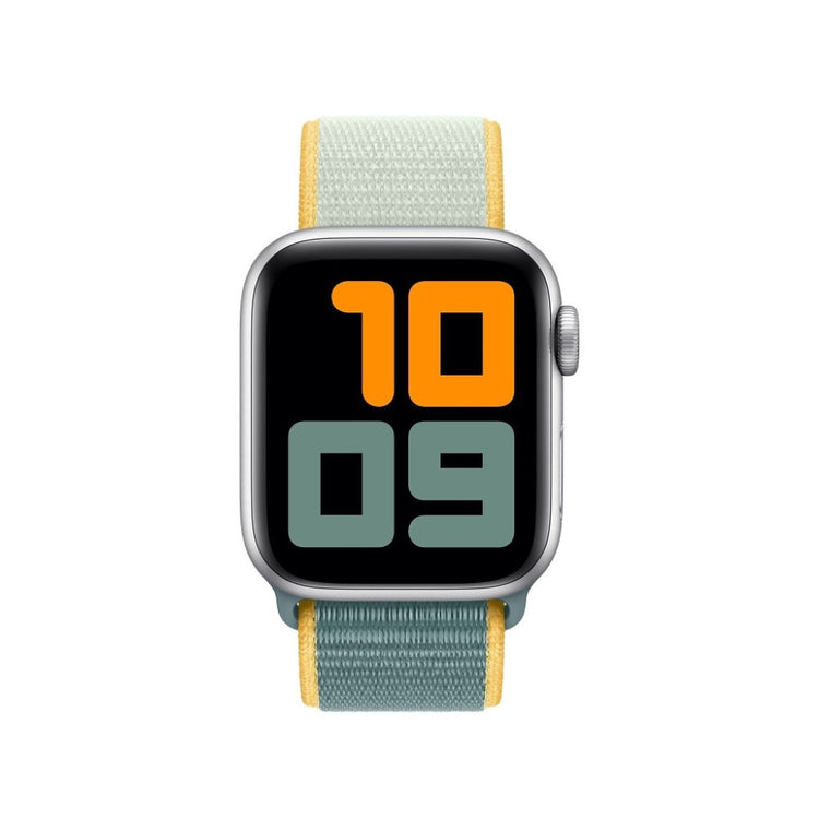 Fint Apple Watch Series 5 44mm Nylon Rem - Sølv#serie_8