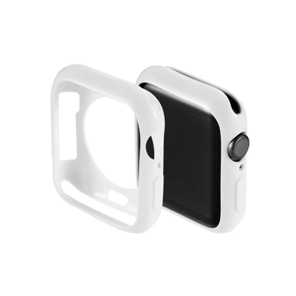Mega Godt Apple Watch Series 5 44mm Silikone Cover - Hvid#serie_3