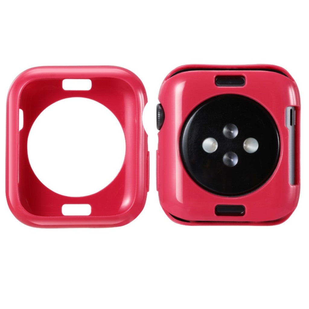 Mega Godt Apple Watch Series 5 44mm Silikone Cover - Pink#serie_4