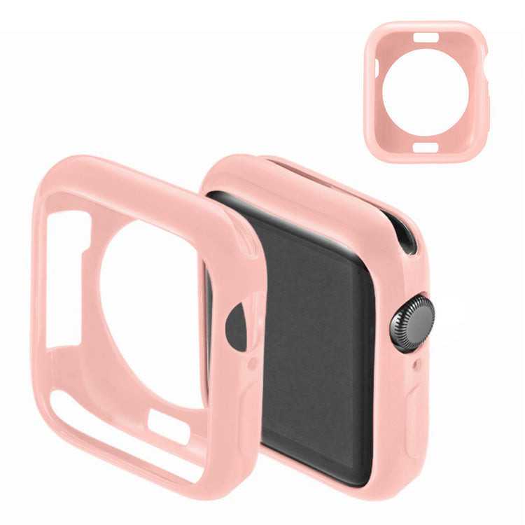 Mega Godt Apple Watch Series 5 44mm Silikone Cover - Pink#serie_5