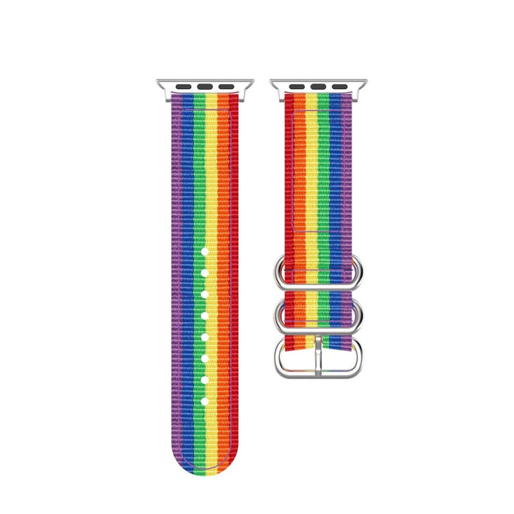 Mega fantastisk Apple Watch Series 5 44mm Nylon Rem - Flerfarvet#serie_1