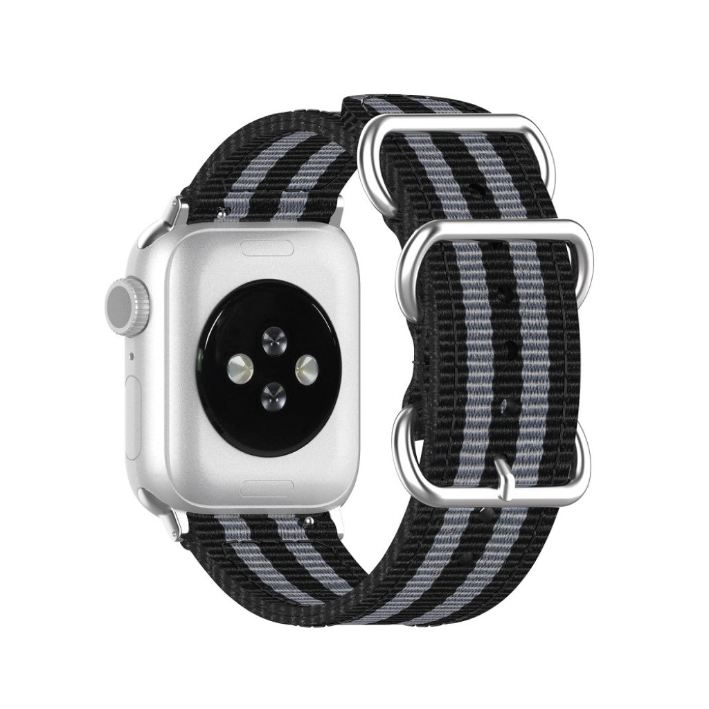Mega fantastisk Apple Watch Series 5 44mm Nylon Rem - Sort#serie_3