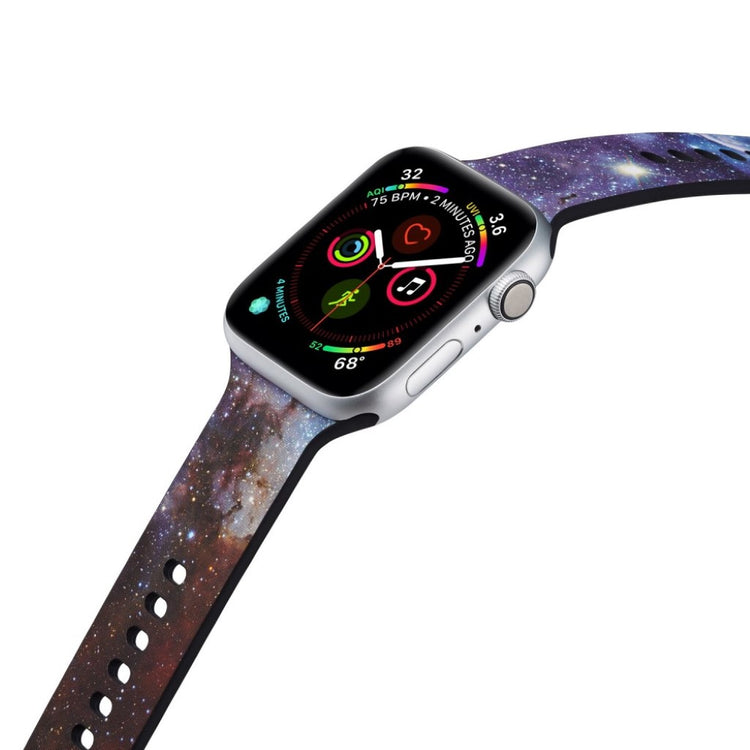 Super flot Apple Watch Series 5 44mm Silikone Rem - Flerfarvet#serie_11