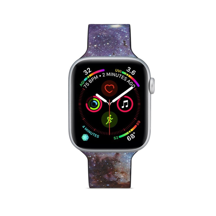 Super flot Apple Watch Series 5 44mm Silikone Rem - Flerfarvet#serie_11