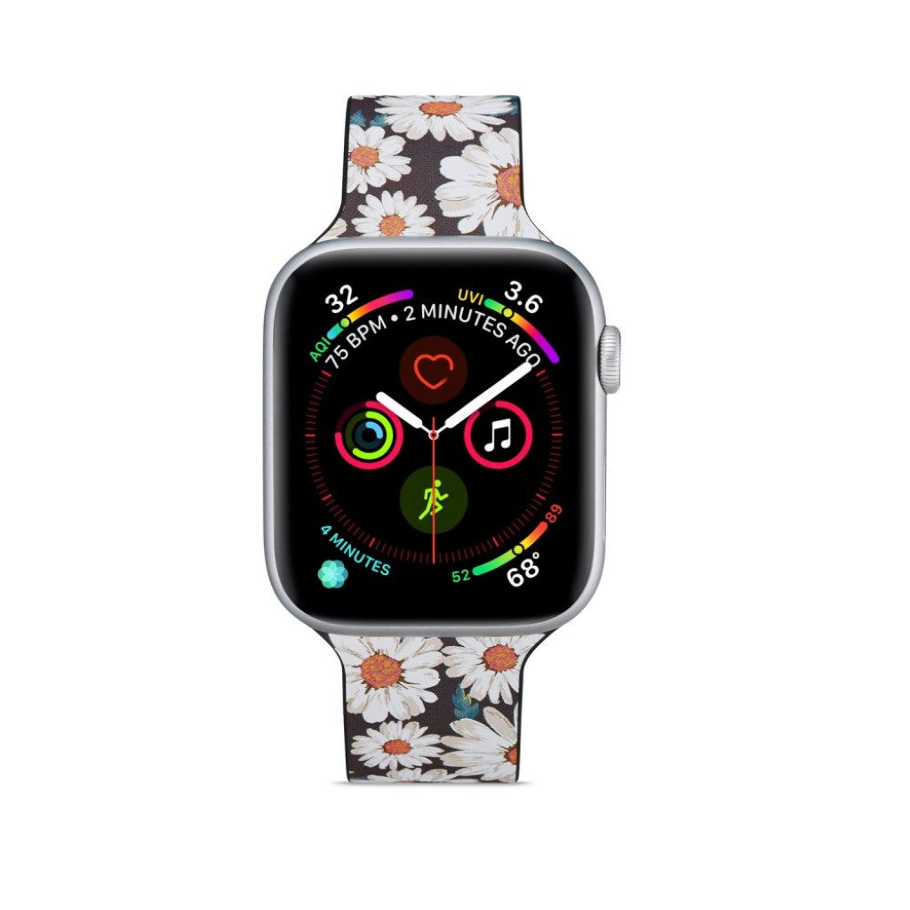 Super flot Apple Watch Series 5 44mm Silikone Rem - Flerfarvet#serie_13