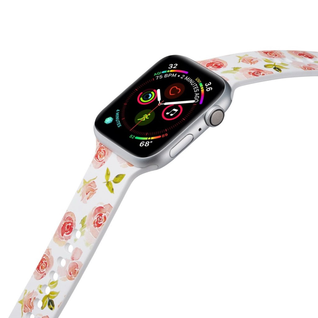 Super flot Apple Watch Series 5 44mm Silikone Rem - Flerfarvet#serie_2