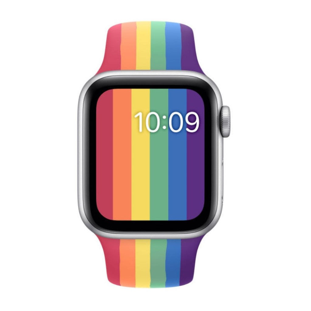  Apple Watch Series 5 44mm / Apple Watch 44mm Silikone Rem - Flerfarvet#serie_103