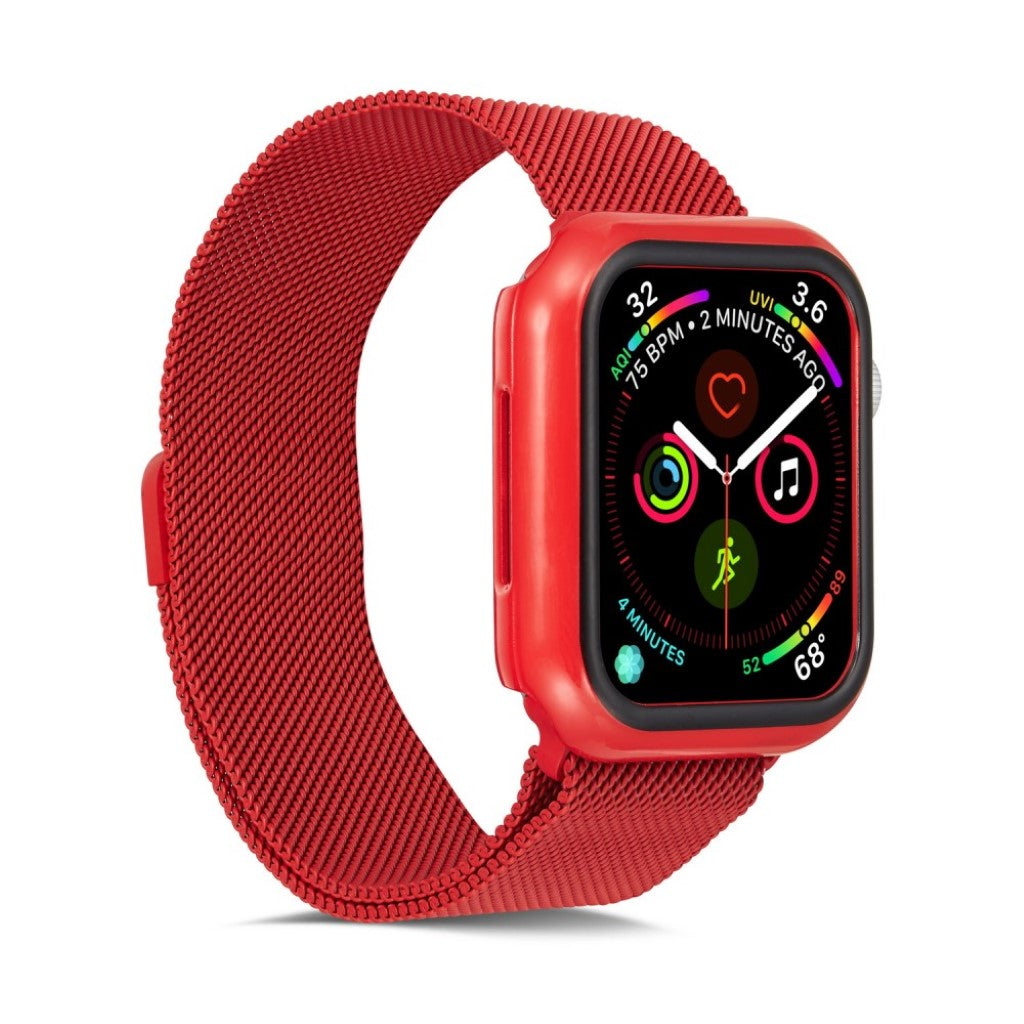 Meget Godt Apple Watch Series 5 44mm / Apple Watch 44mm Plastik Cover - Rød#serie_3