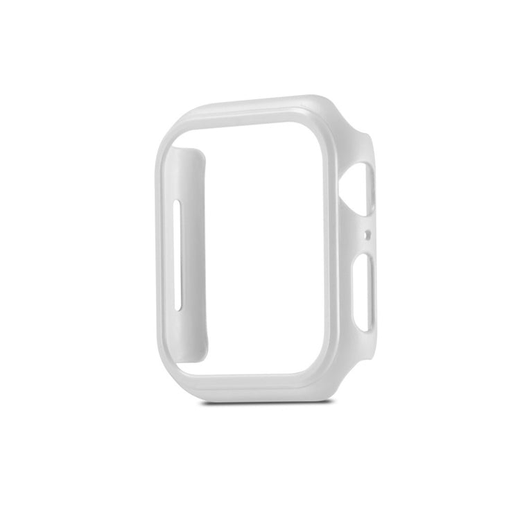 Apple Watch Series 5 44mm / Apple Watch 44mm Mat Plastik Bumper  - Hvid#serie_2