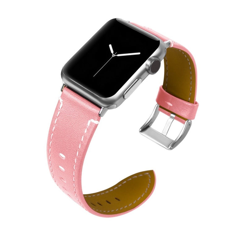 Mega hårdfør Universal Apple Ægte læder Rem - Pink#serie_4