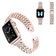 Vildt Rart Metal Og Rhinsten Universal Rem passer til Apple Smartwatch