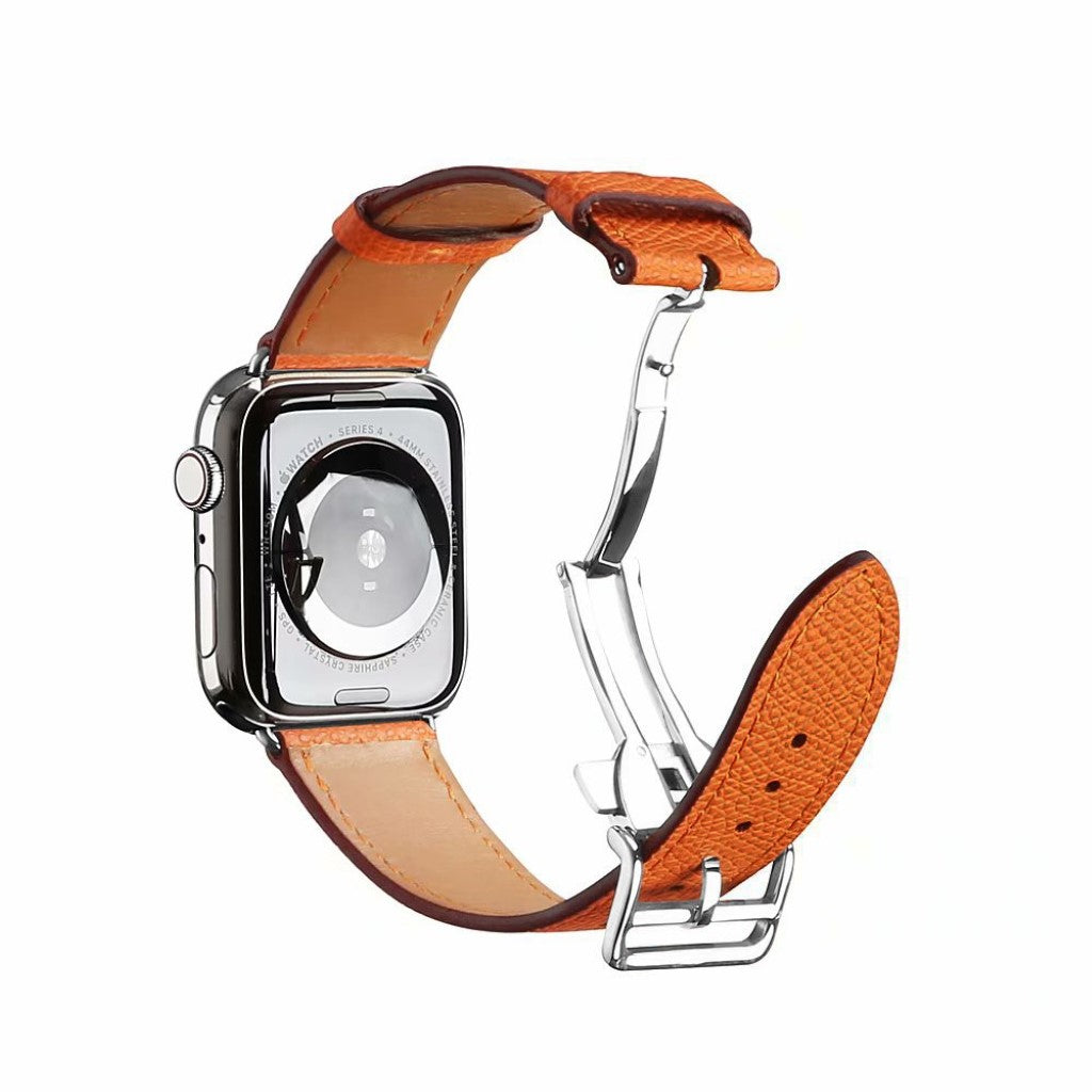 Meget sejt Universal Apple Ægte læder Rem - Orange#serie_15