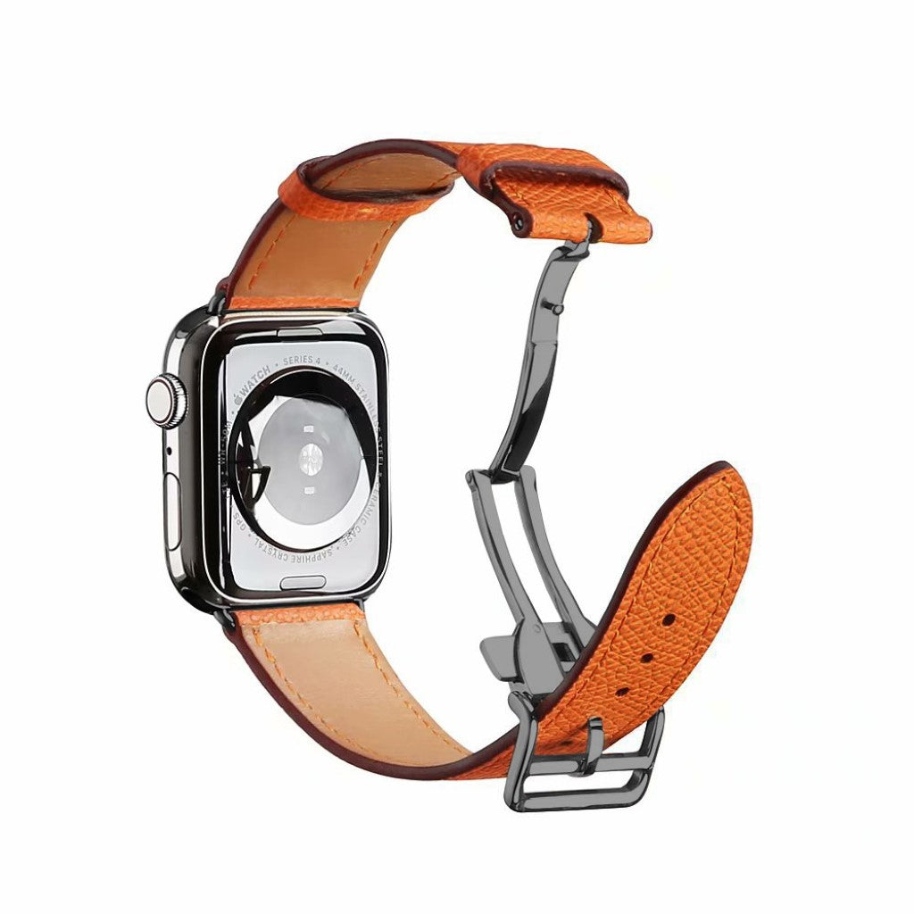 Rigtigt cool Universal Apple Ægte læder Rem - Orange#serie_14