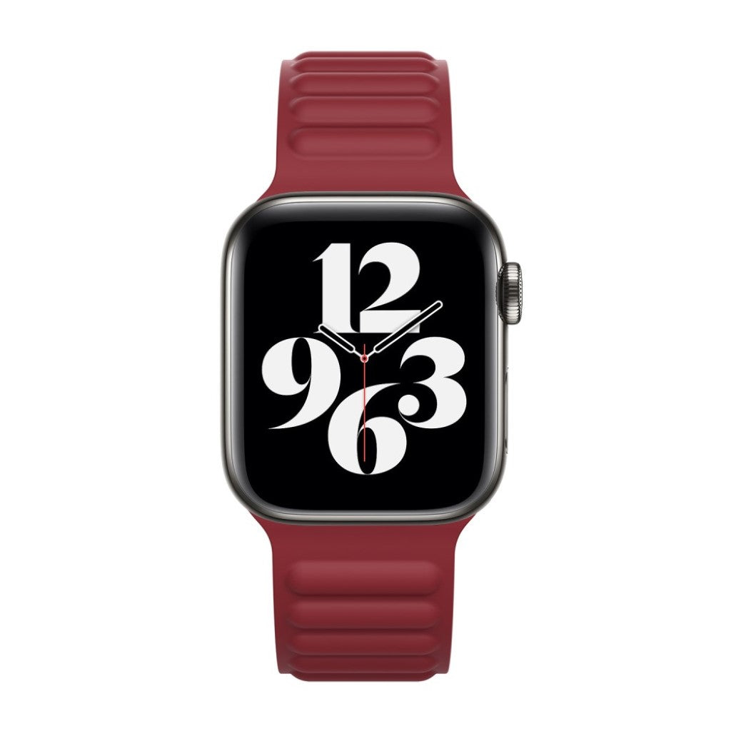 Vildt skøn Universal Apple Silikone Rem - Rød#serie_6