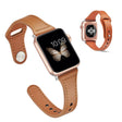 Supercool Ægte Læder Universal Rem passer til Apple Smartwatch