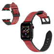 Flot Kunstlæder Og Silikone Universal Rem passer til Apple Smartwatch
